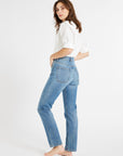 MILLE Clothing Brooke High Rise Slim Fit Jean in Montecito