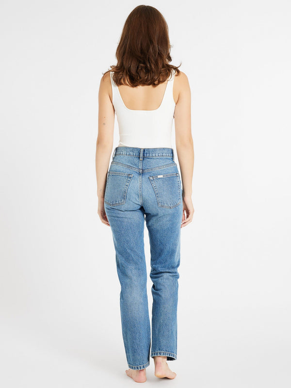 Brooke Mid Rise Slim Fit Jean in Montecito — view 5