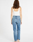 MILLE Clothing Brooke High Rise Slim Fit Jean in Montecito