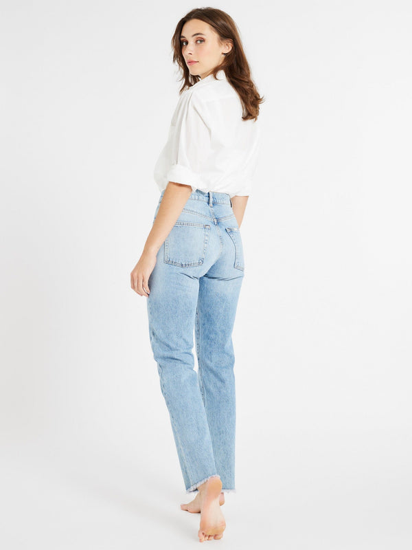 Brooke Mid Rise Slim Fit Jean in Venice — view 3