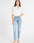 MILLE Clothing Brooke High Rise Slim Fit Jean in Venice