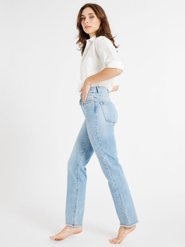 Brooke Mid Rise Slim Fit Jean in Venice — view 9