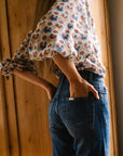 MILLE Clothing Brooke Mid Rise Slim Fit Jean in Topanga