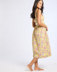 MILLE Clothing Calla Dress in Citron Floral