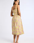 MILLE Clothing Calla Dress in Citron Floral