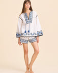 MILLE Clothing Carina Short in Santorini Embroidery
