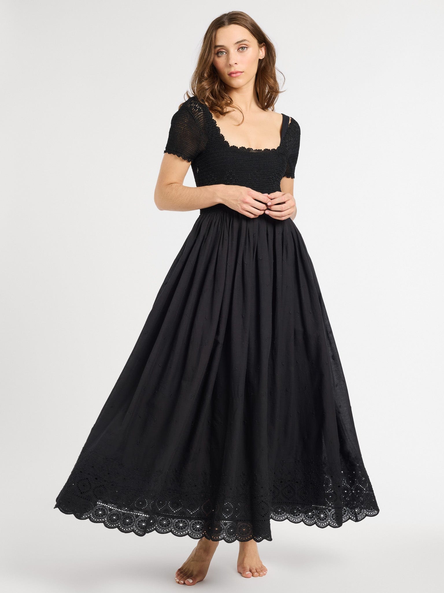 Mille Carla Crochet Dress | Black | Size L | Shopbop Mille Carla Crochet Dress | Black | Size L | Shopbop