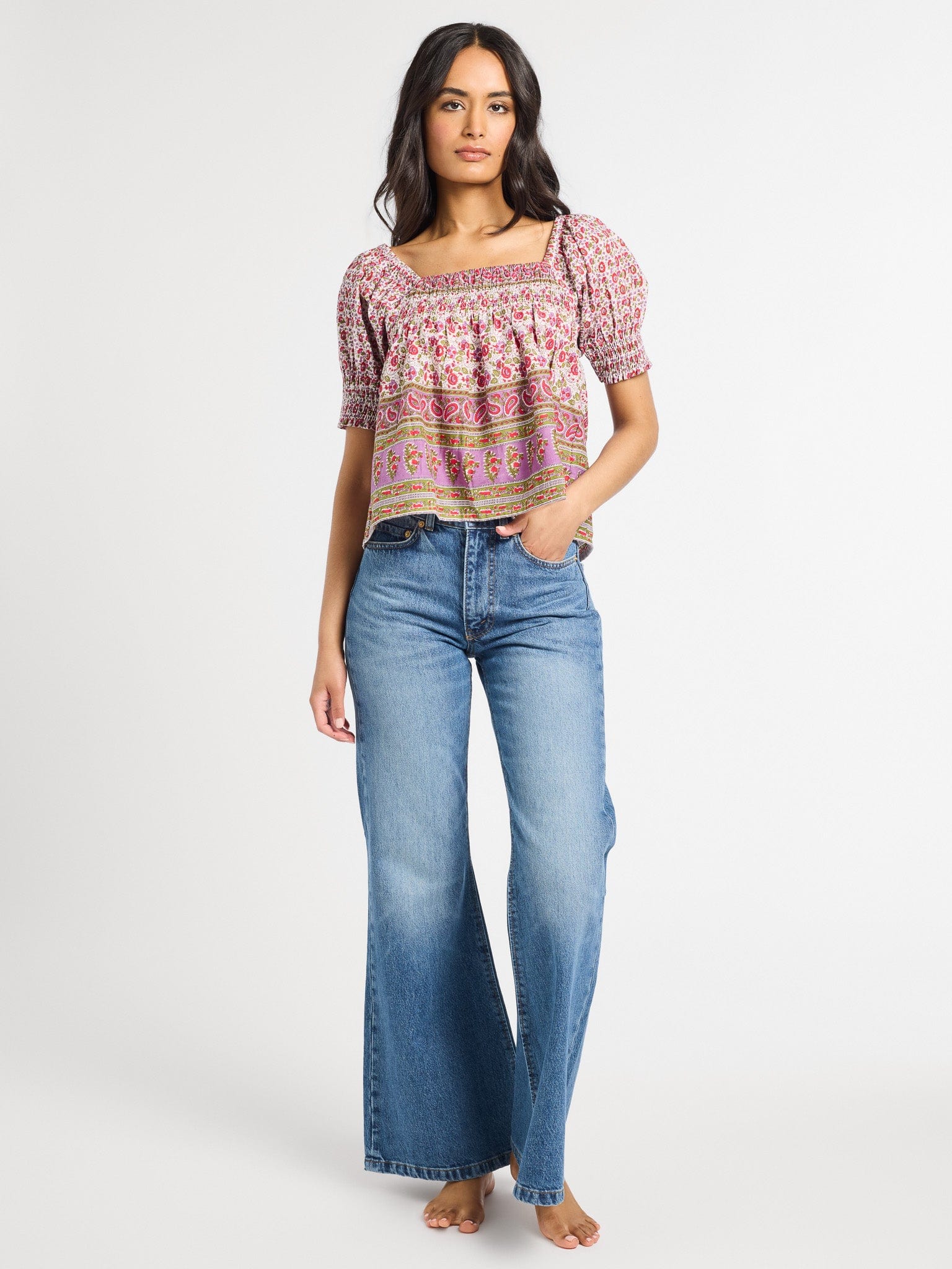 MILLE Clothing Caro Top in Heirloom
