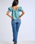 MILLE Clothing Caro Top in Printemps Stripe