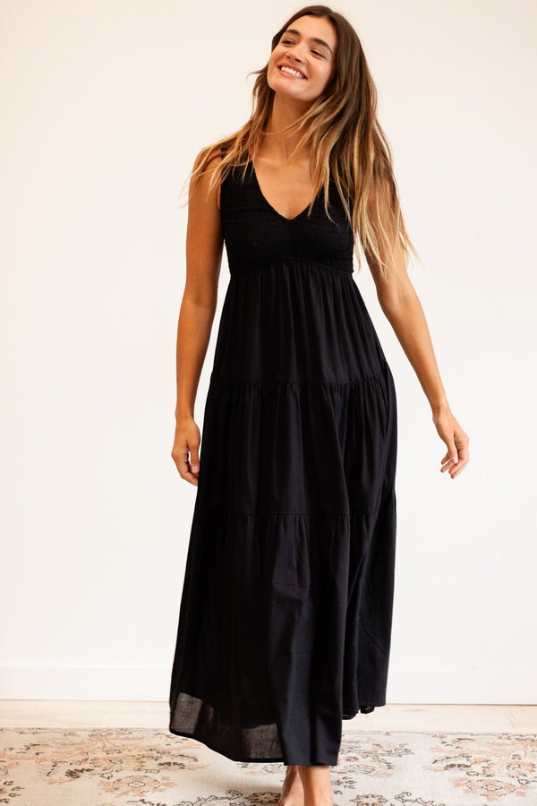 Carolina Dress in Black — view 4
