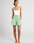 MILLE Clothing Cary Short in Kelly Stripe