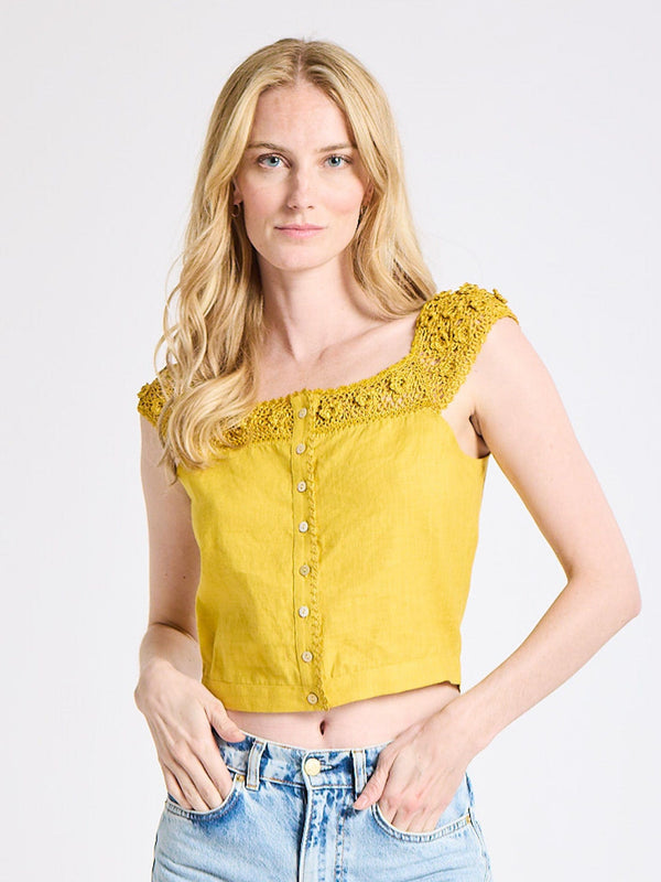 Catherine Top in Marigold — view 1