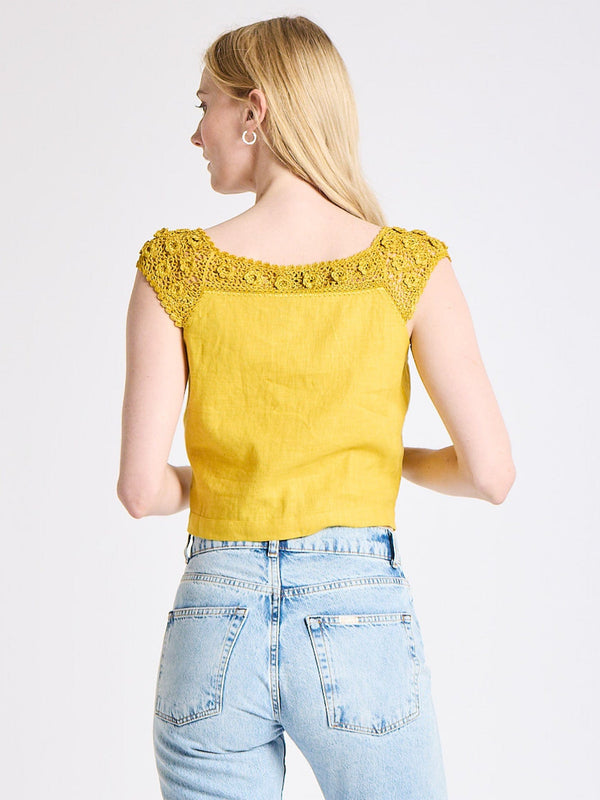 Catherine Top in Marigold — view 3