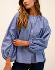MILLE Clothing Cecily Top in Harbor Stripe
