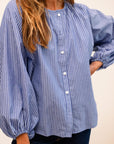 MILLE Clothing Cecily Top in Harbor Stripe
