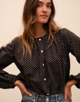 MILLE Clothing Cecily Top in Polka Dot