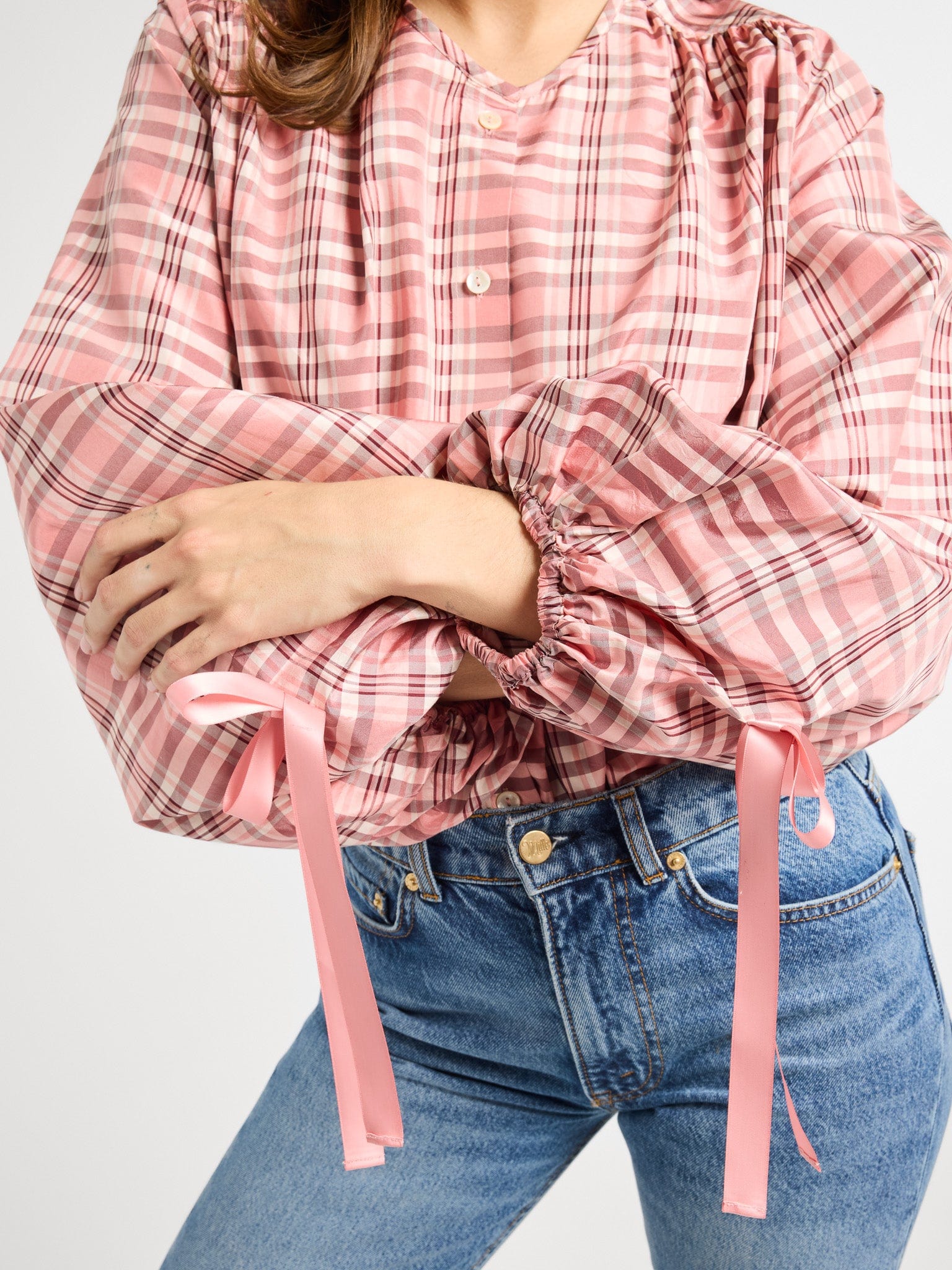 MILLE Clothing Cecily Top in Sugarplum Plaid