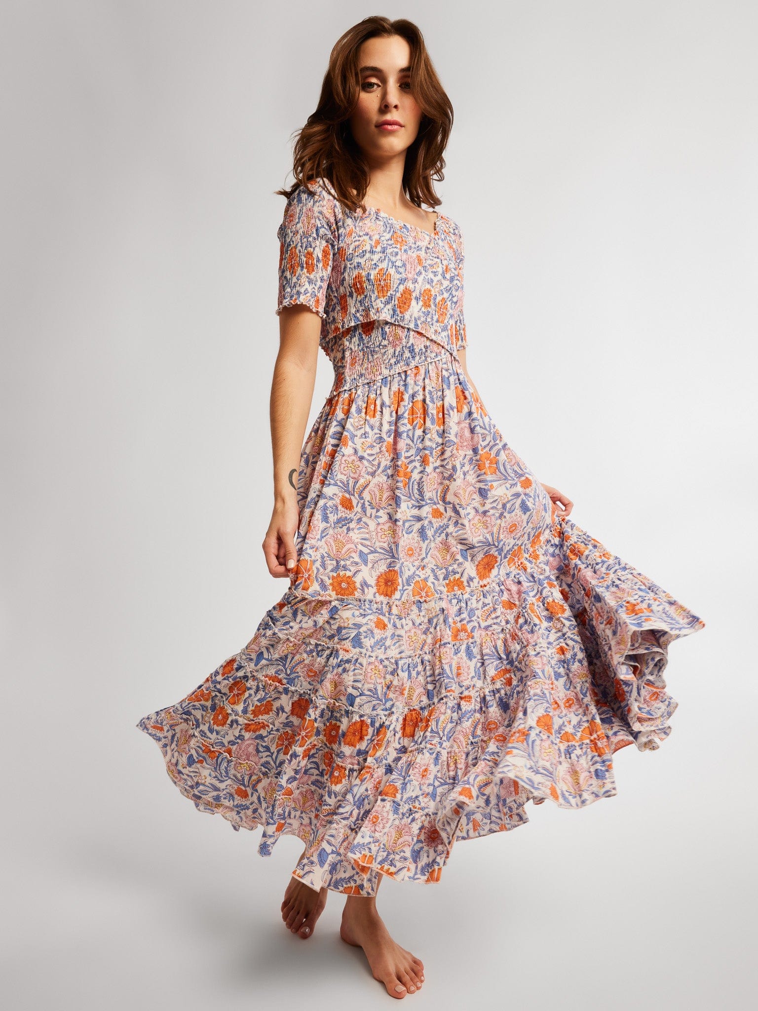 MILLE Clothing Celia Dress in Newport Floral