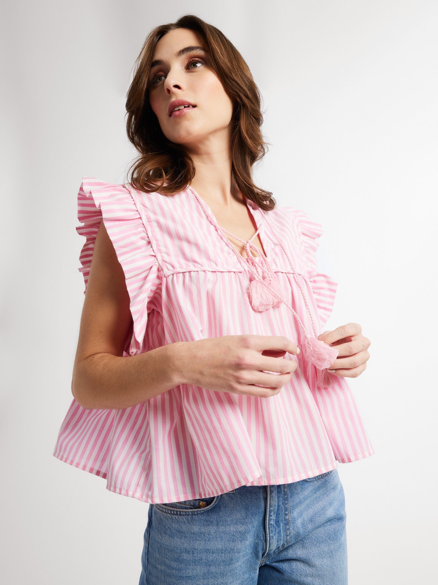 ANDMARY】Chelsea ribbon tops