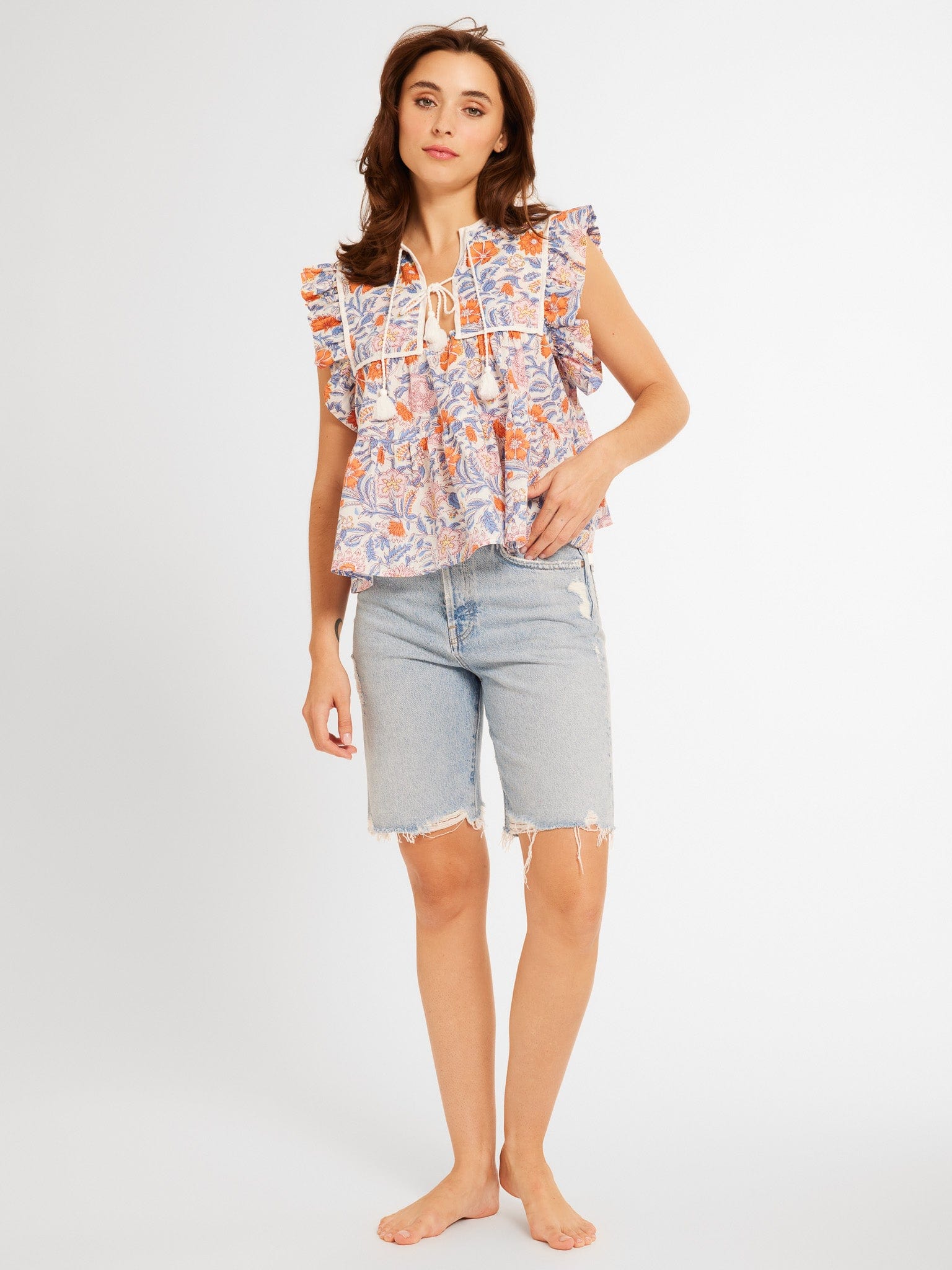 MILLE Clothing Chelsea Top in Newport Floral