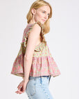 MILLE Clothing Chelsea Top in Tulip Print