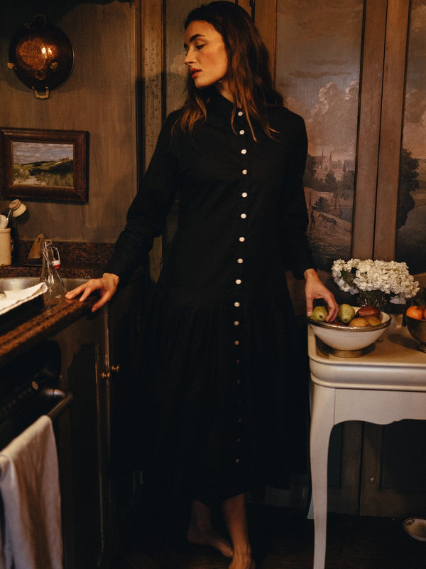 Clare Dress in Black — view 7