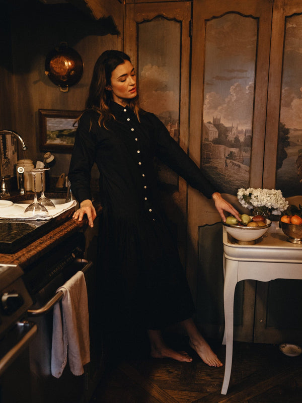 Clare Dress in Black — view 6