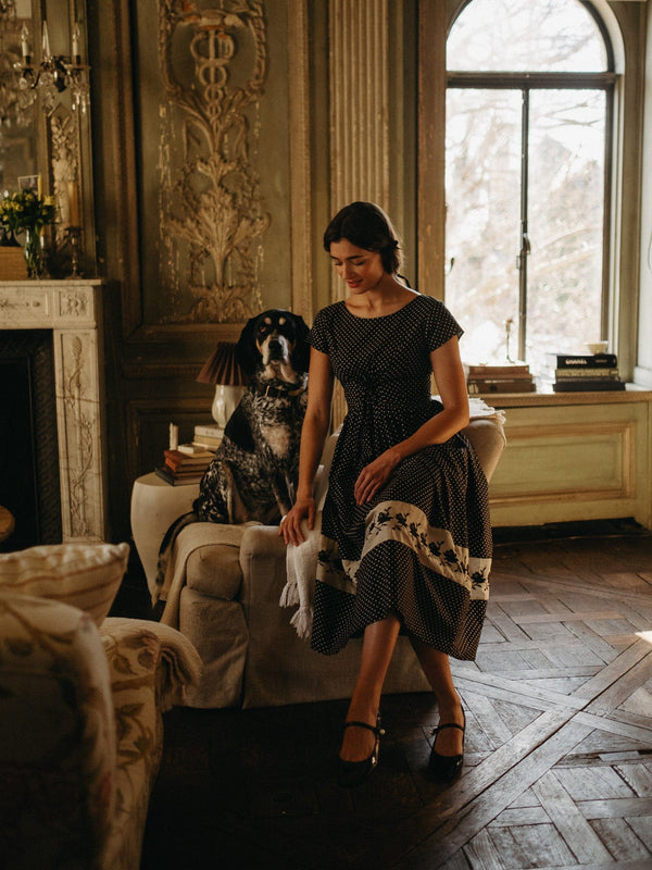 Clementine Dress in Polka Dot — view 15