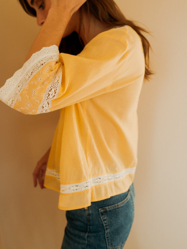 Cleo Top in Apricot — view 4