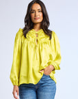 MILLE Clothing Colette Top in Citron