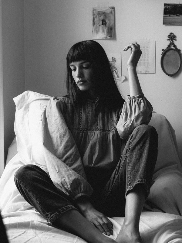 Constance Top in Cendre Blue — view 17