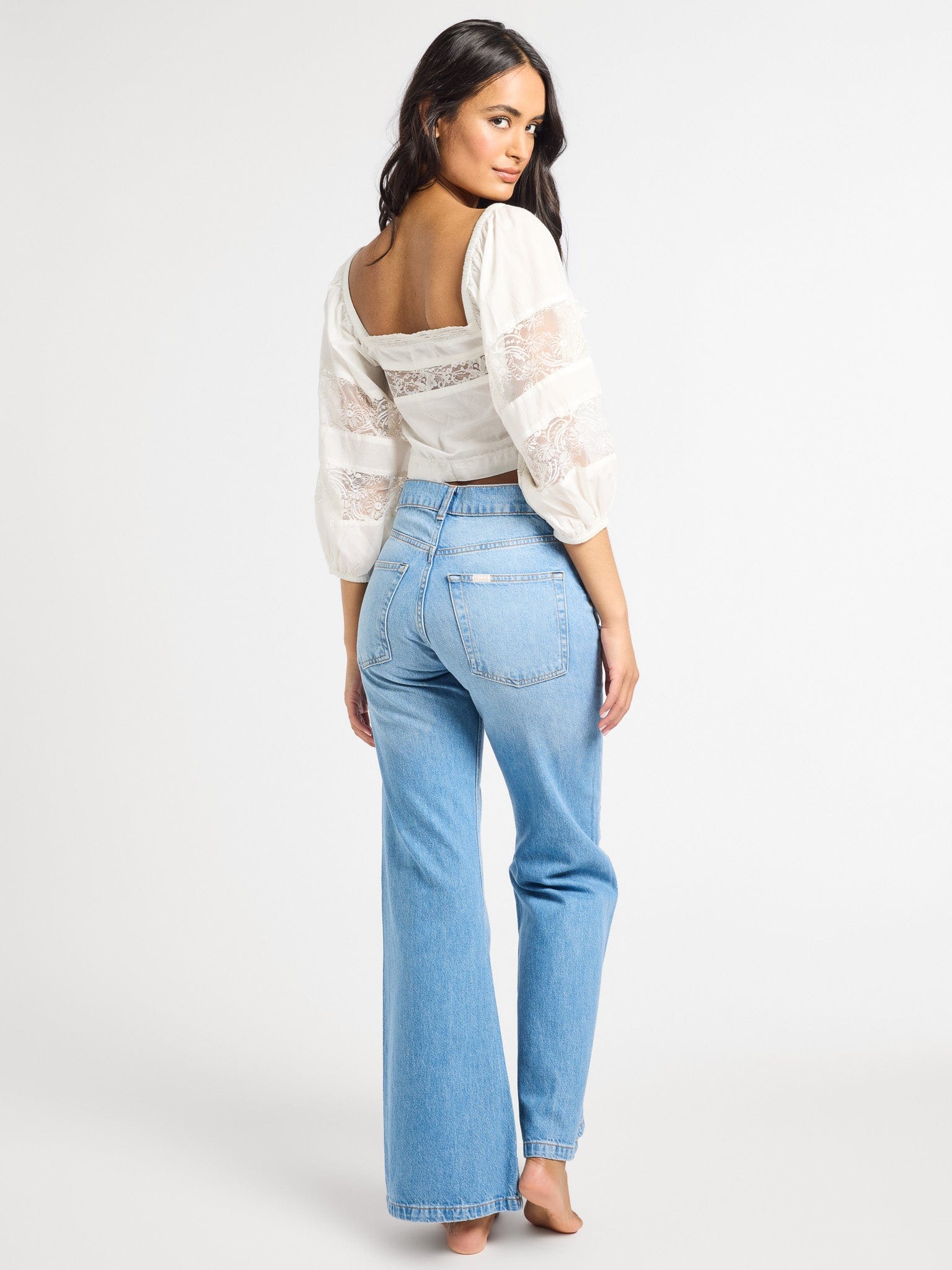 MILLE Clothing Corinne Top in Ivory