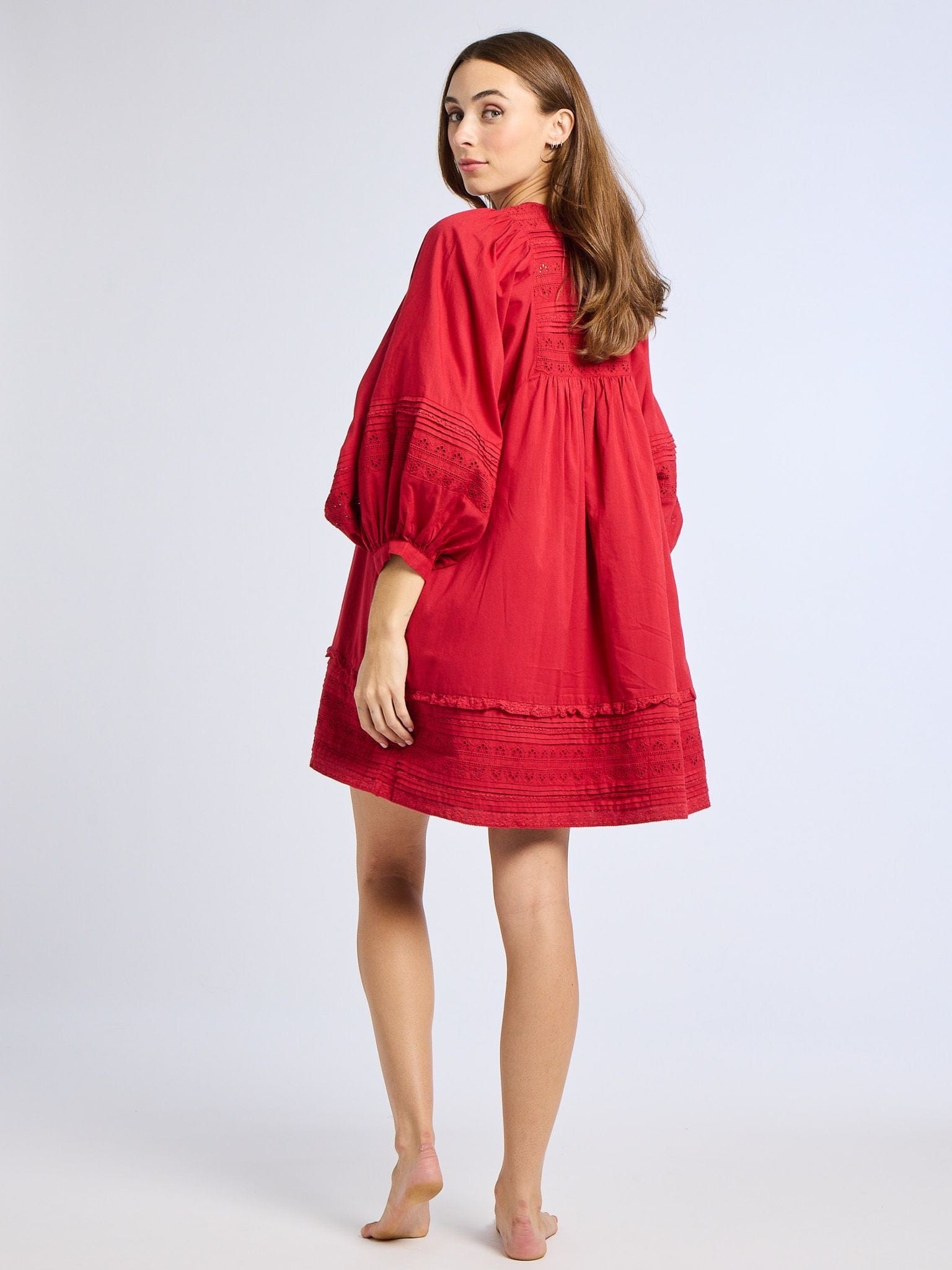MILLE Clothing Daisy Dress in Cherry Lace