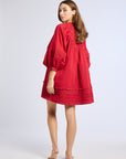 MILLE Clothing Daisy Dress in Cherry Lace