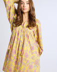 MILLE Clothing Daisy Dress in Citron Floral