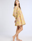 MILLE Clothing Daisy Dress in Citron Floral