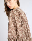 MILLE Clothing Daisy Dress in Cocoa Floral