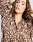 MILLE Clothing Daisy Dress in Cocoa Floral