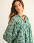 MILLE Clothing Daisy Dress in Jade Floral