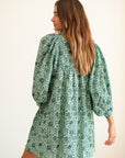 MILLE Clothing Daisy Dress in Jade Floral