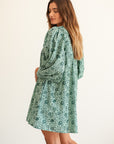 MILLE Clothing Daisy Dress in Jade Floral
