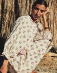 MILLE Clothing Daisy Dress in Rose Block Print
