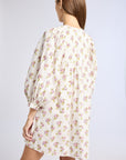 MILLE Clothing Daisy Dress in Rose Block Print