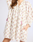 MILLE Clothing Daisy Dress in Rose Block Print