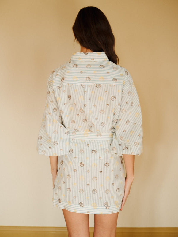 Dove Skirt in Seashell Embroidery — view 4