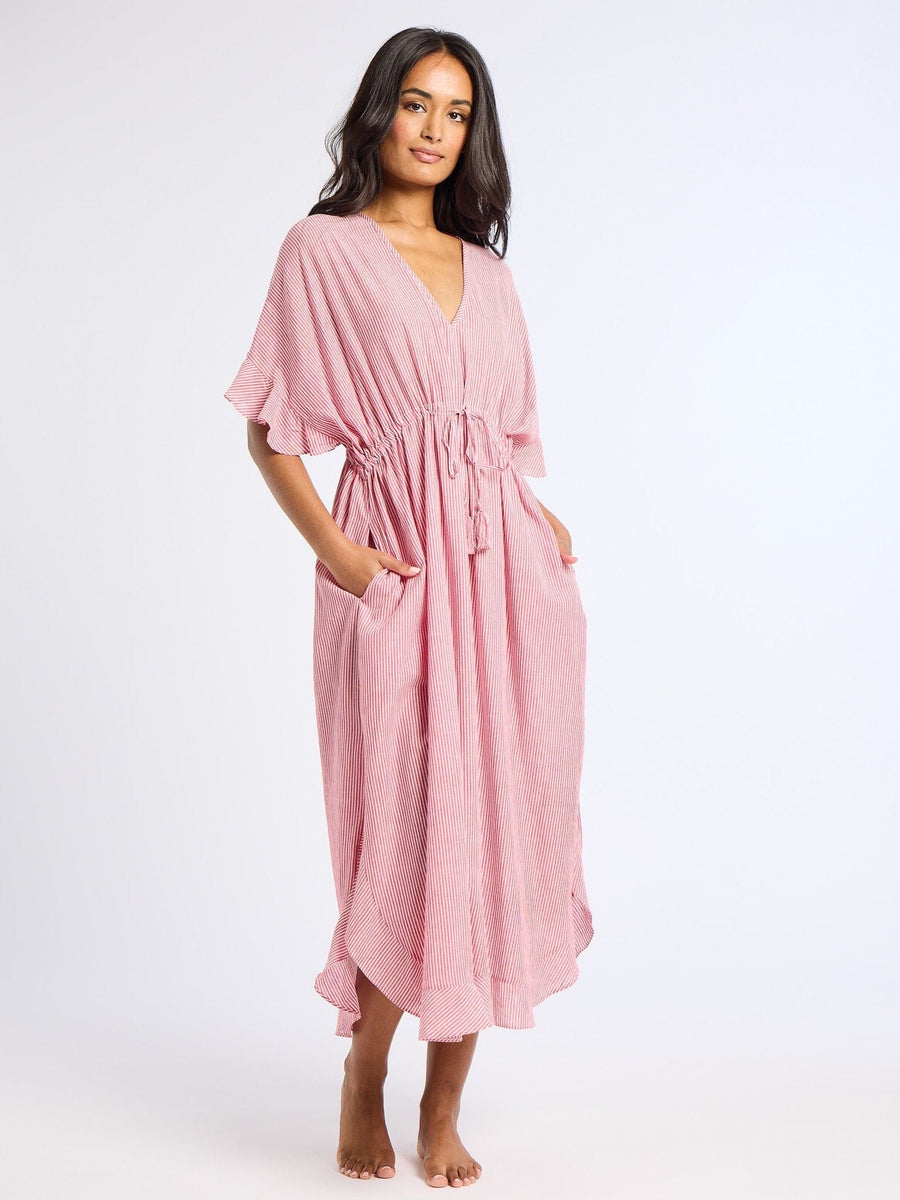 ワンピース herlipto Dreamscape Twill Dress magenta Her lip to on X: 