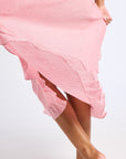MILLE Clothing Eden Caftan in Tango Stripe