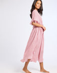 MILLE Clothing Eden Caftan in Tango Stripe