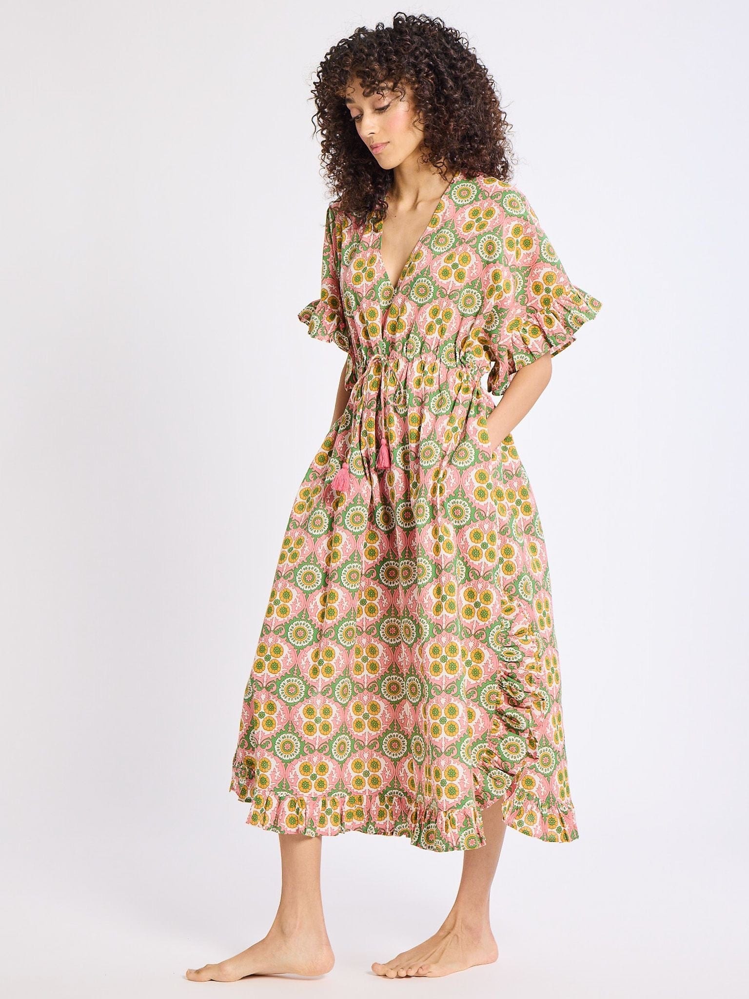 MILLE Clothing Eden Caftan in Yucatan