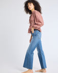 MILLE Clothing Ella Top in Rose Plaid
